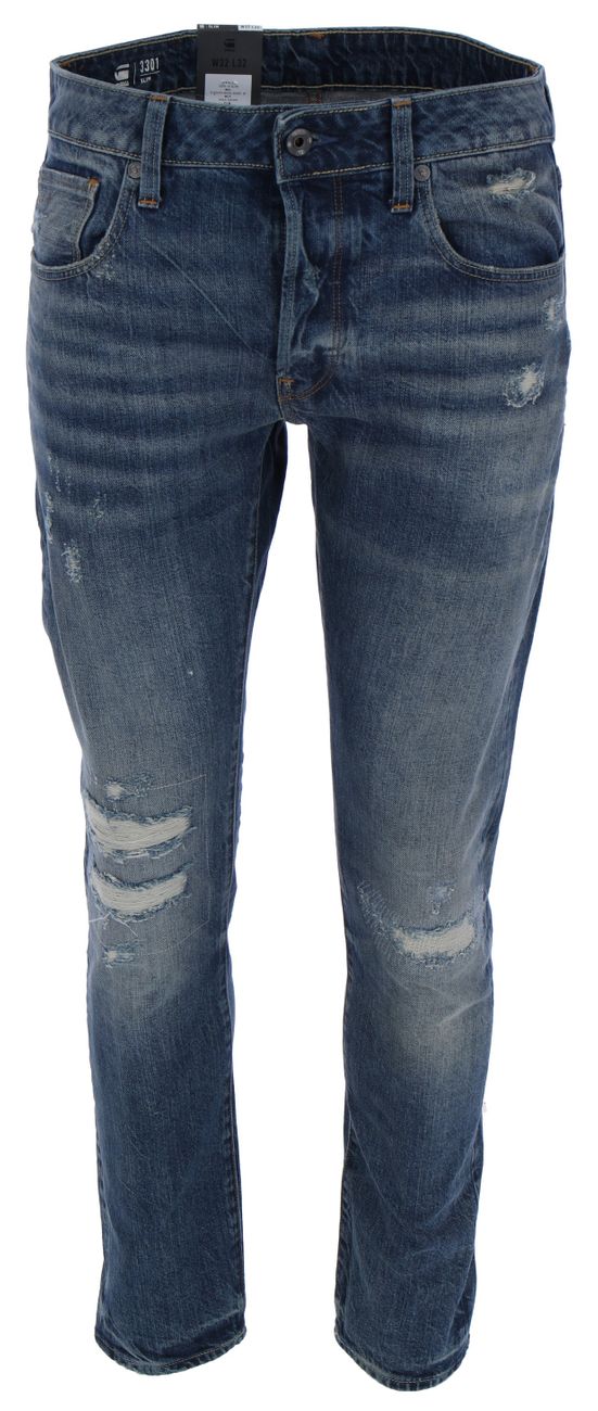 G-Star Herren Jeans 3301 Slim Fit
